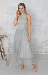 Miley Tulle Midi Skirt - Sage