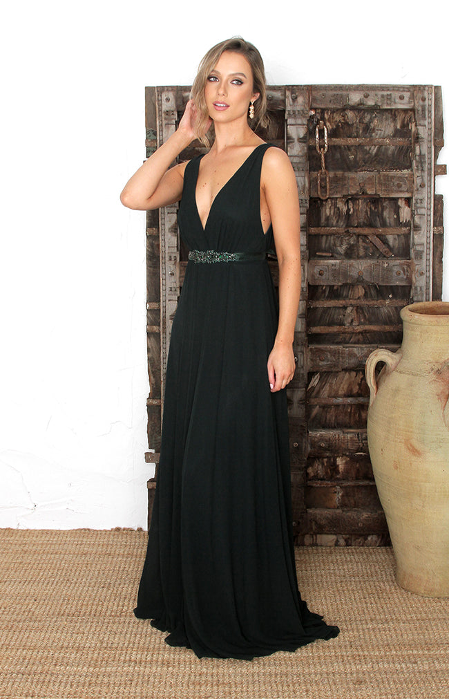Ayla Gown - Forest Green