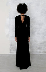 Helene Velvet Gown - Black