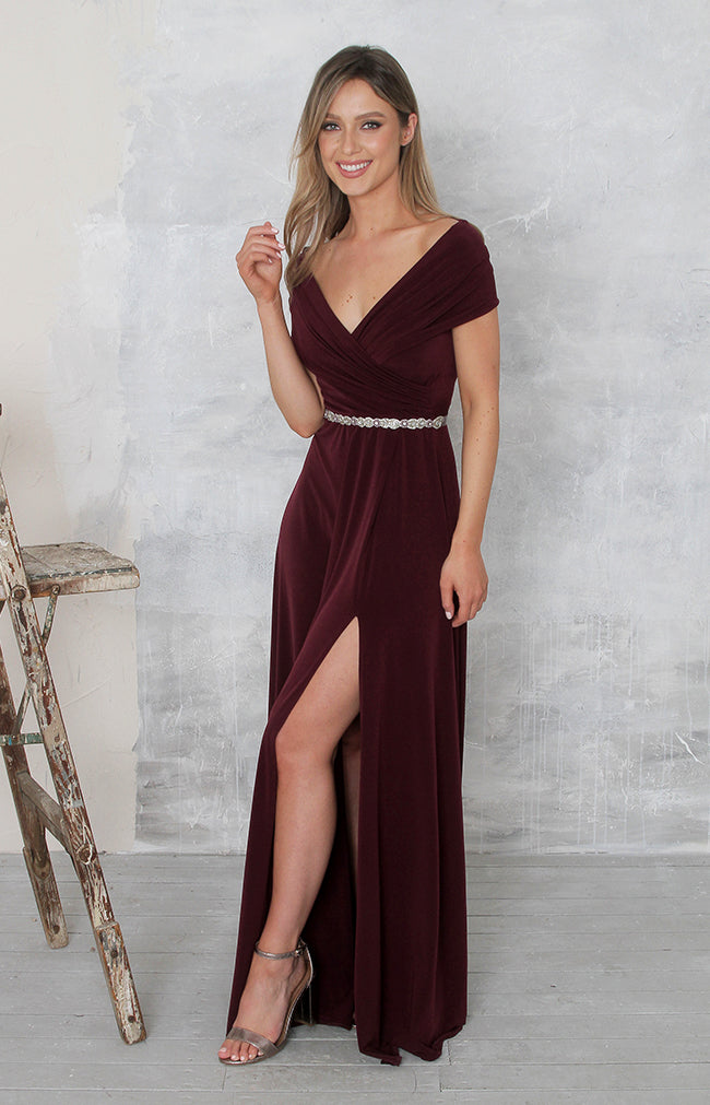 Yvette Gown - Plum