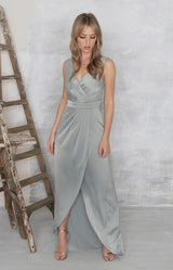 wrap dress evening gown by Folkster
