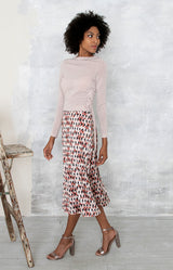 Juniper Printed Skirt - Rust