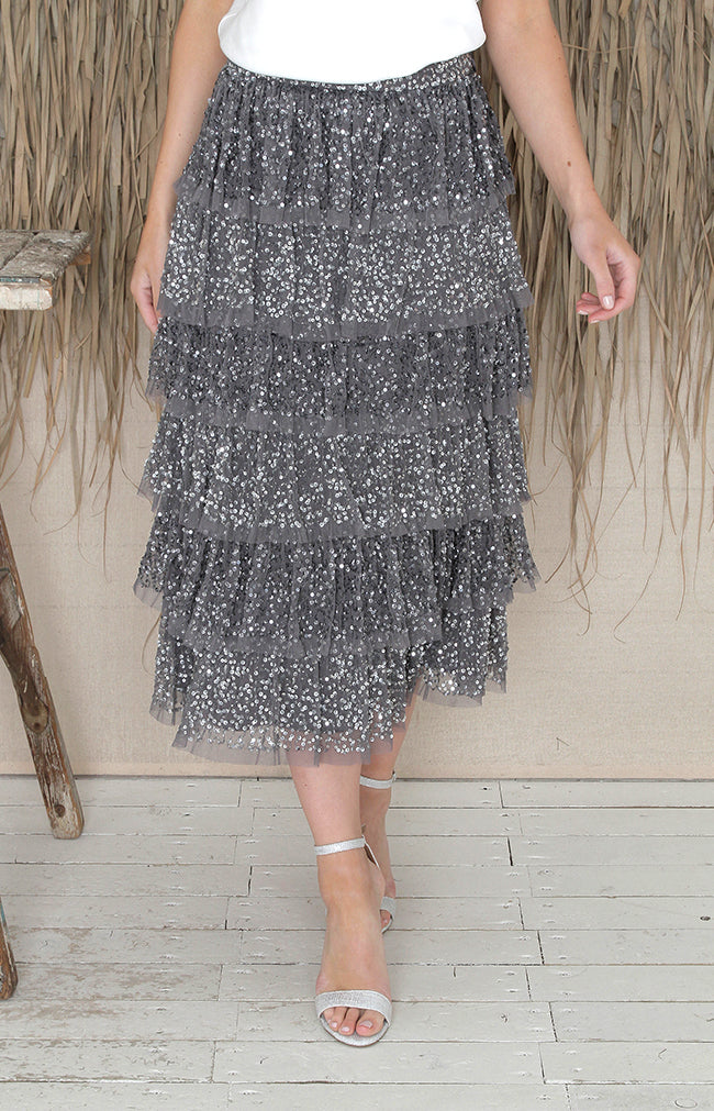 Ramona Skirt - Silver
