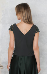 Arabella Top - Forest Green