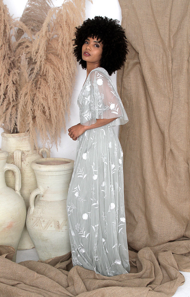 Boho Maxi Dress - Sage