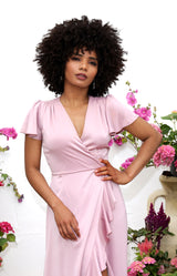 Rowe High/Low Gown - Dusty Rose
