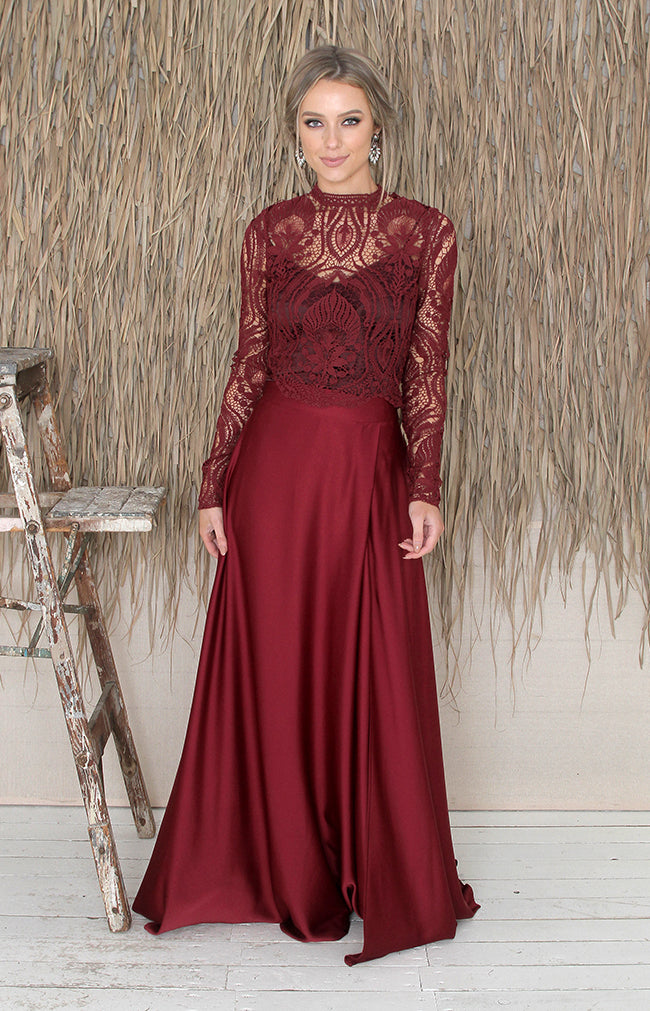 Cece Top - Burgundy