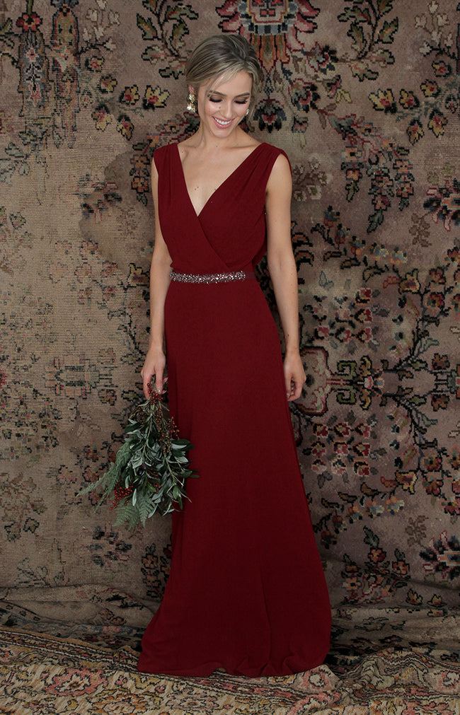 Marissa Gown - Burgundy