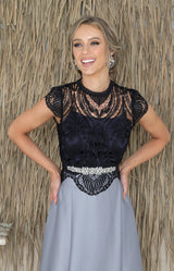 Shay Top - Navy