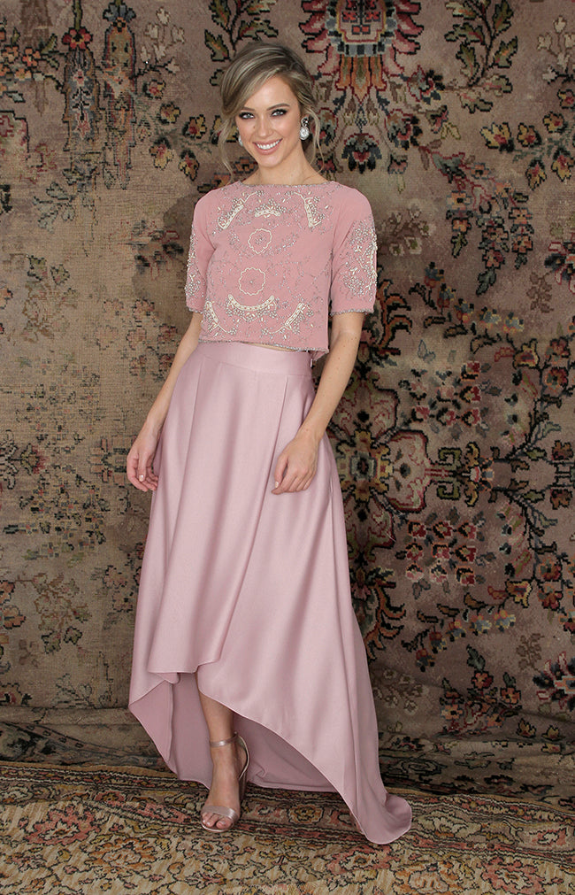 Tessa Skirt - Dusty Rose