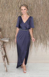 Renata High Back Gown - Midnight