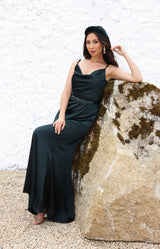 Rian Gown - Forest Green