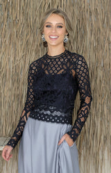 Siofra Top - Navy