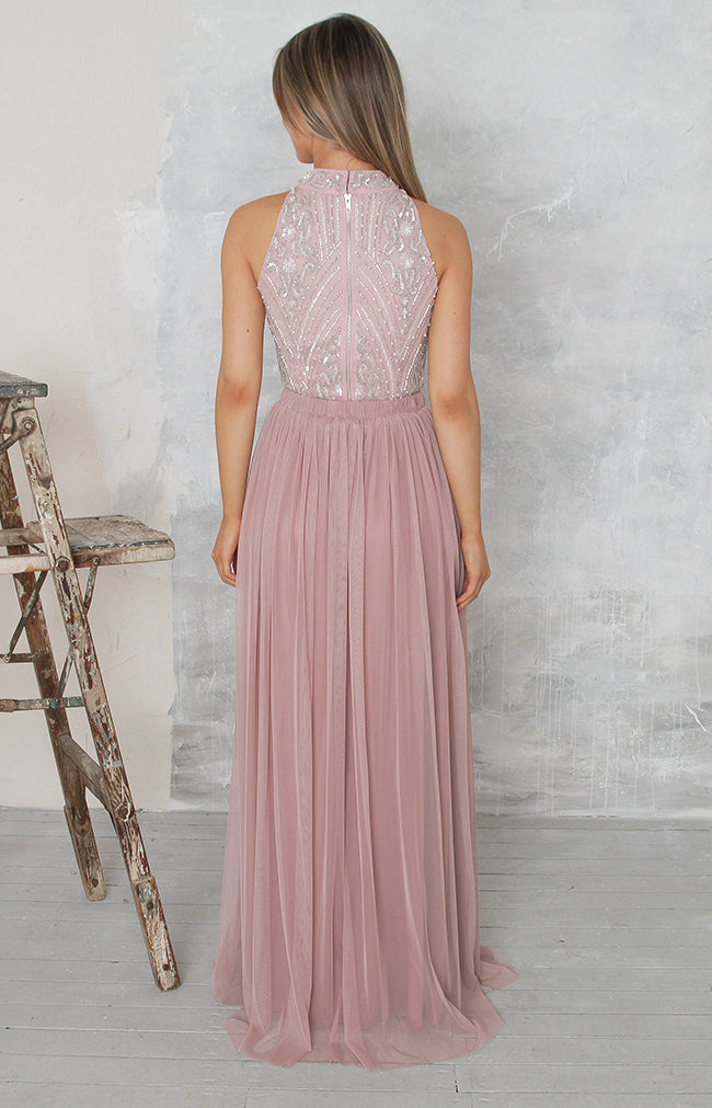 Phoebe Tulle Skirt - Dusty Rose