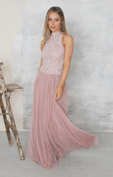 Phoebe Tulle Skirt - Dusty Rose
