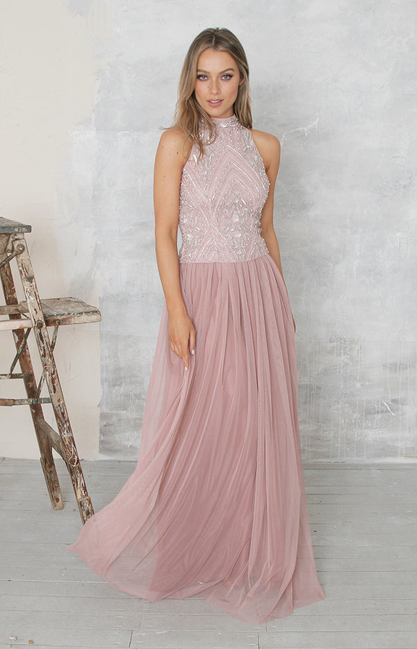 Phoebe Tulle Skirt - Dusty Rose