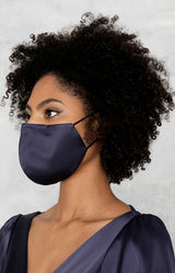 Silk Face Mask - Midnight