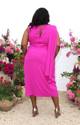 Katie Dress - Fuchsia