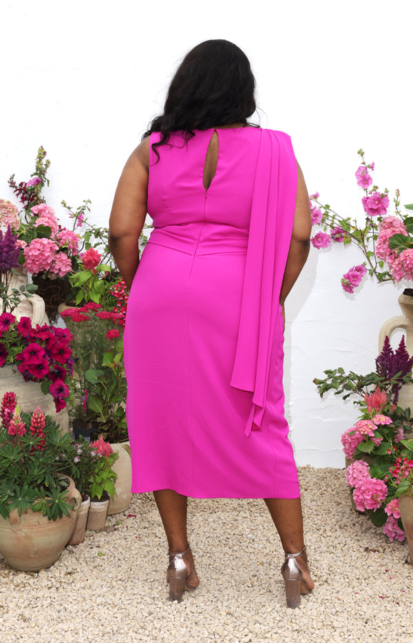 Katie Dress - Fuchsia