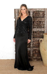 Bryce Wrap Top - Black