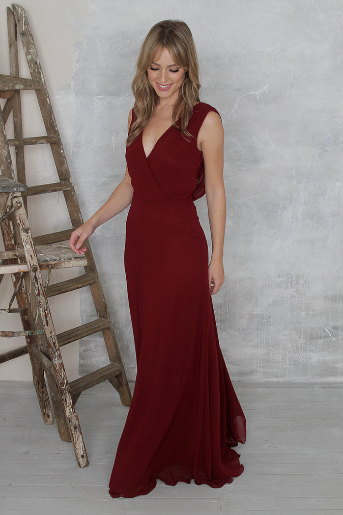 Marissa Gown - Burgundy