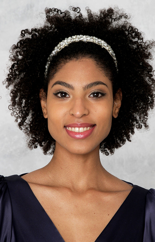 Inara Beaded Headband - Sage