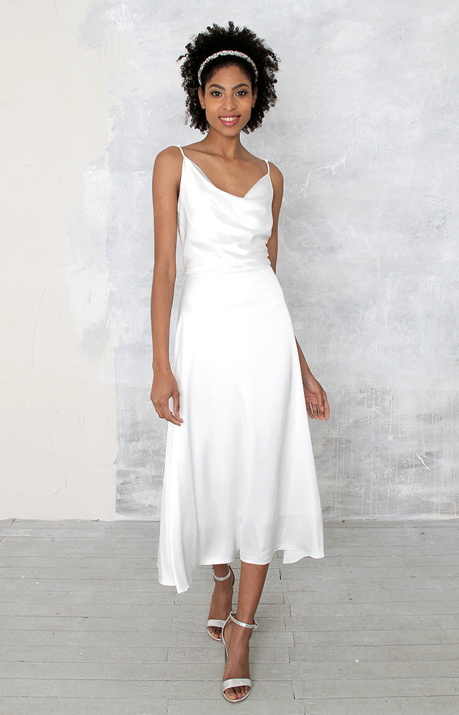 Alena Midi Dress - Ivory