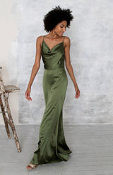 Rian Gown - Olive Green