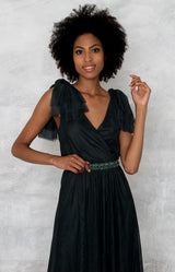 Danya Tulle Gown - Forest Green