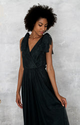 Danya Tulle Gown - Forest Green