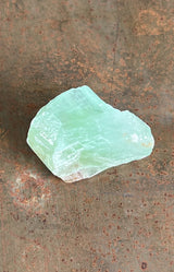 Raw Emerald Calcite Crystal - Mexico