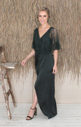 Elodie Cape - Forest Green