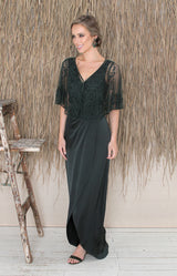 Elodie Cape - Forest Green