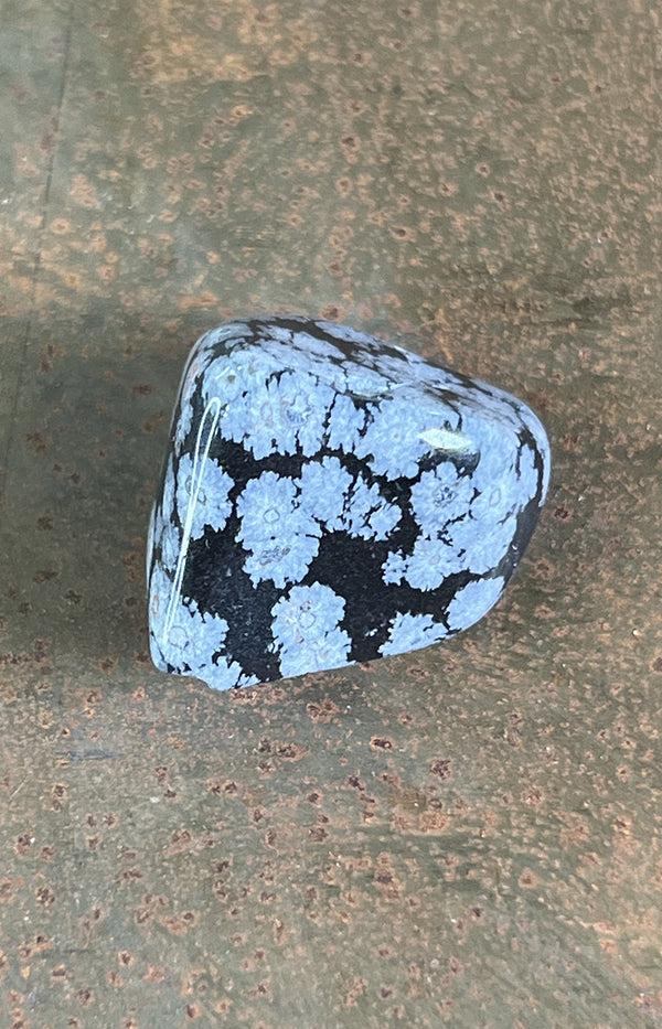 Snowflake Obsidian Tumblestone