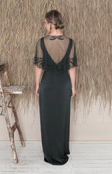 Elodie Cape - Forest Green