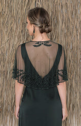 Elodie Cape - Forest Green