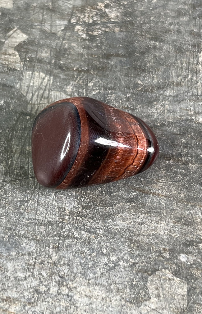 Tiger Eye Red Tumblestone
