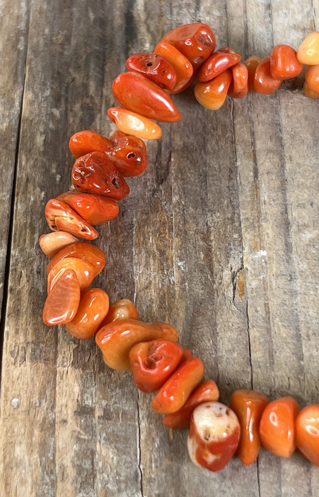 Coralite Chipstone Bracelet