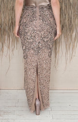 Valerie Full Length Skirt - Antique Gold
