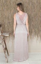 Paloma Over/Under Top - Dusty Rose