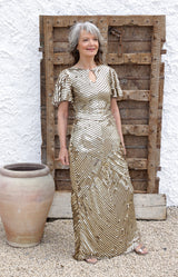 Robyn Gown (Hand Beaded) - Gold