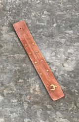 Om & Stars Wooden Incense Stick Holder