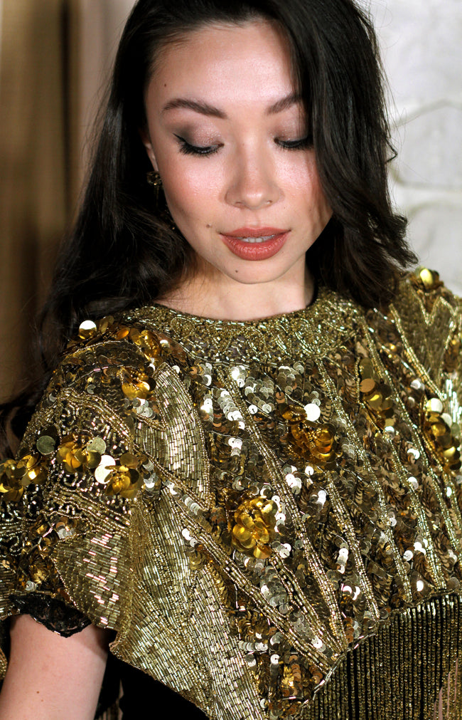 Annalise Cape - Gold