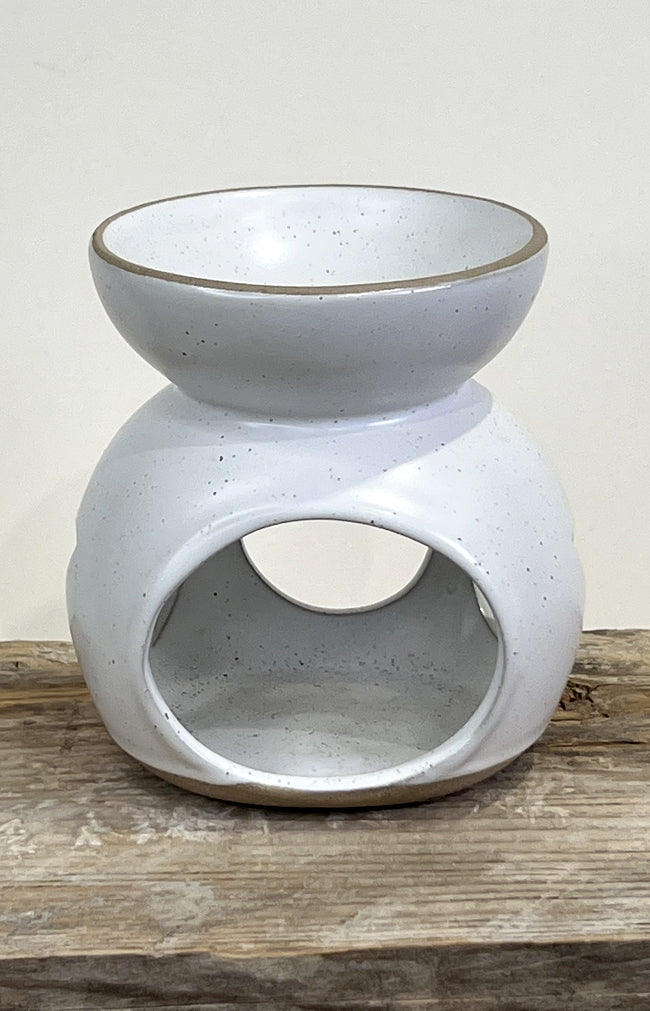 Moon Phases Oil Burner - White