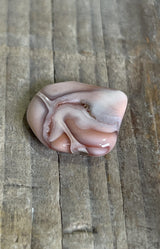 Grey & Pink Agate Tumblestone
