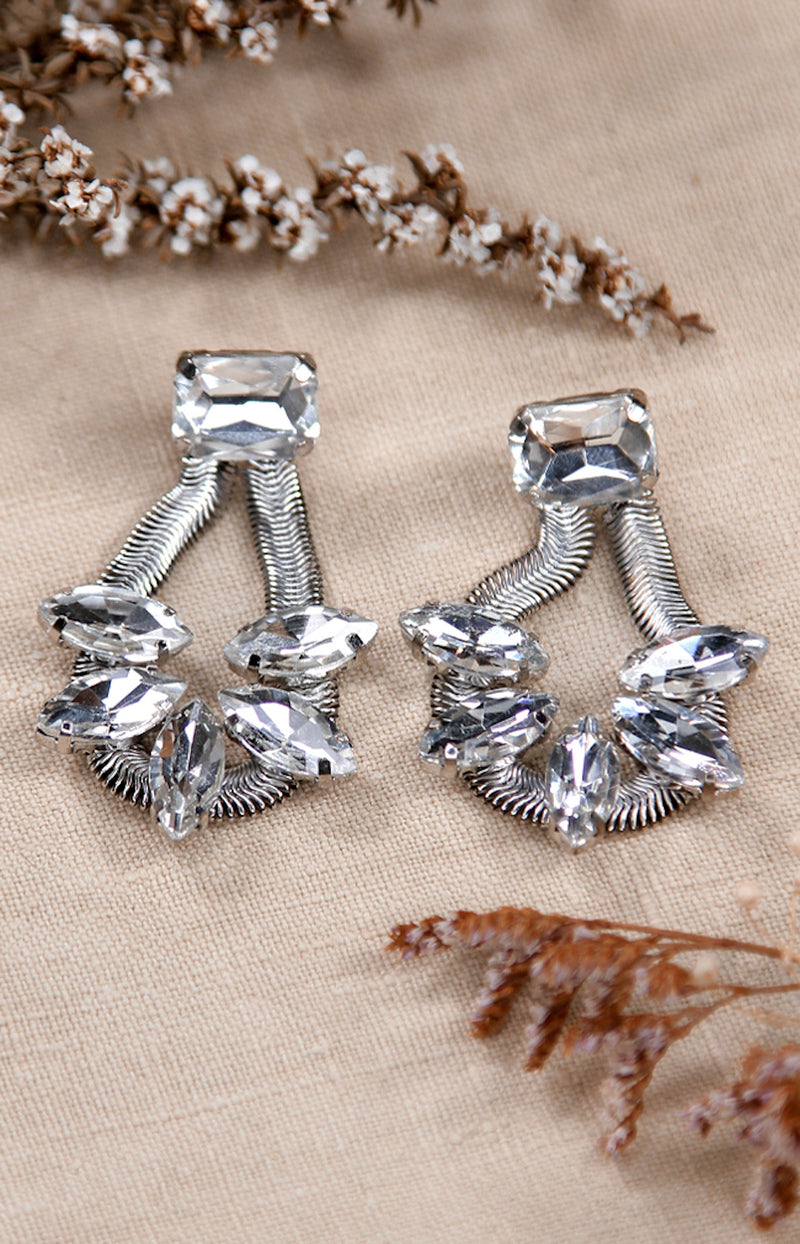 Chandra Earrings - Silver