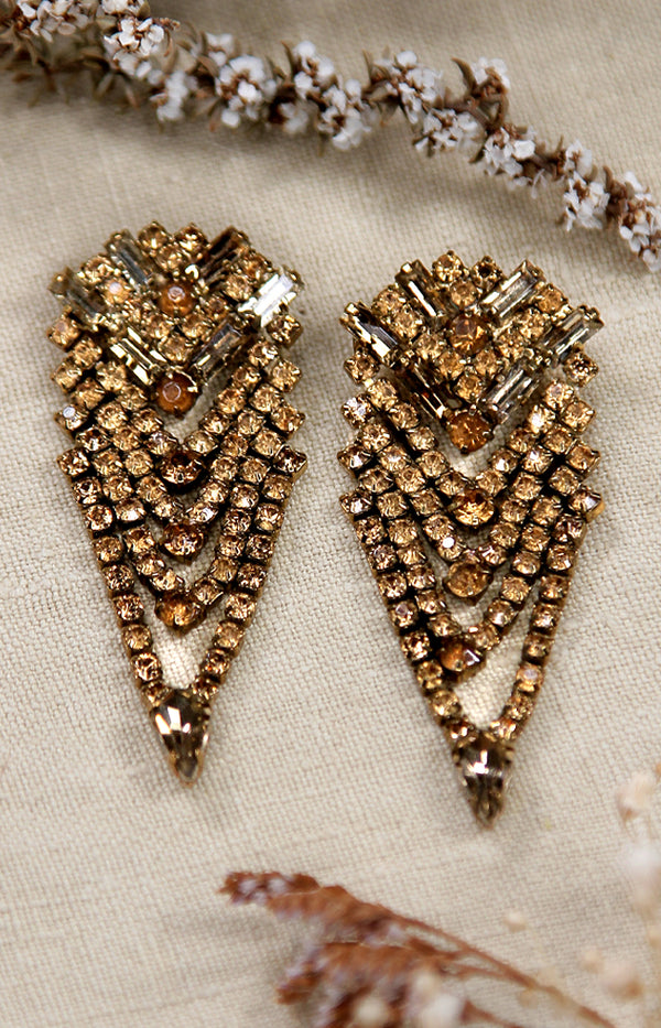 Sohan Earrings - Antique Gold