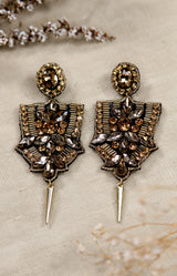 Ravi Earrings - Antique Gold