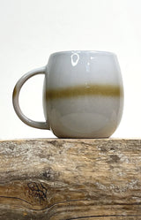 Dip Glazed Ombre Grey Mug