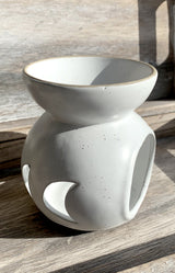 Moon Phases Oil Burner - White
